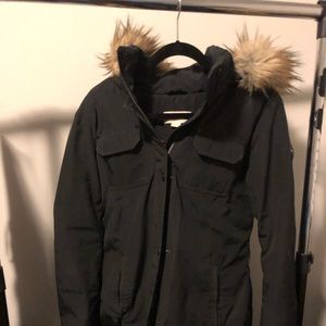 Michael Kors Insulated Down Coat with vegan fur